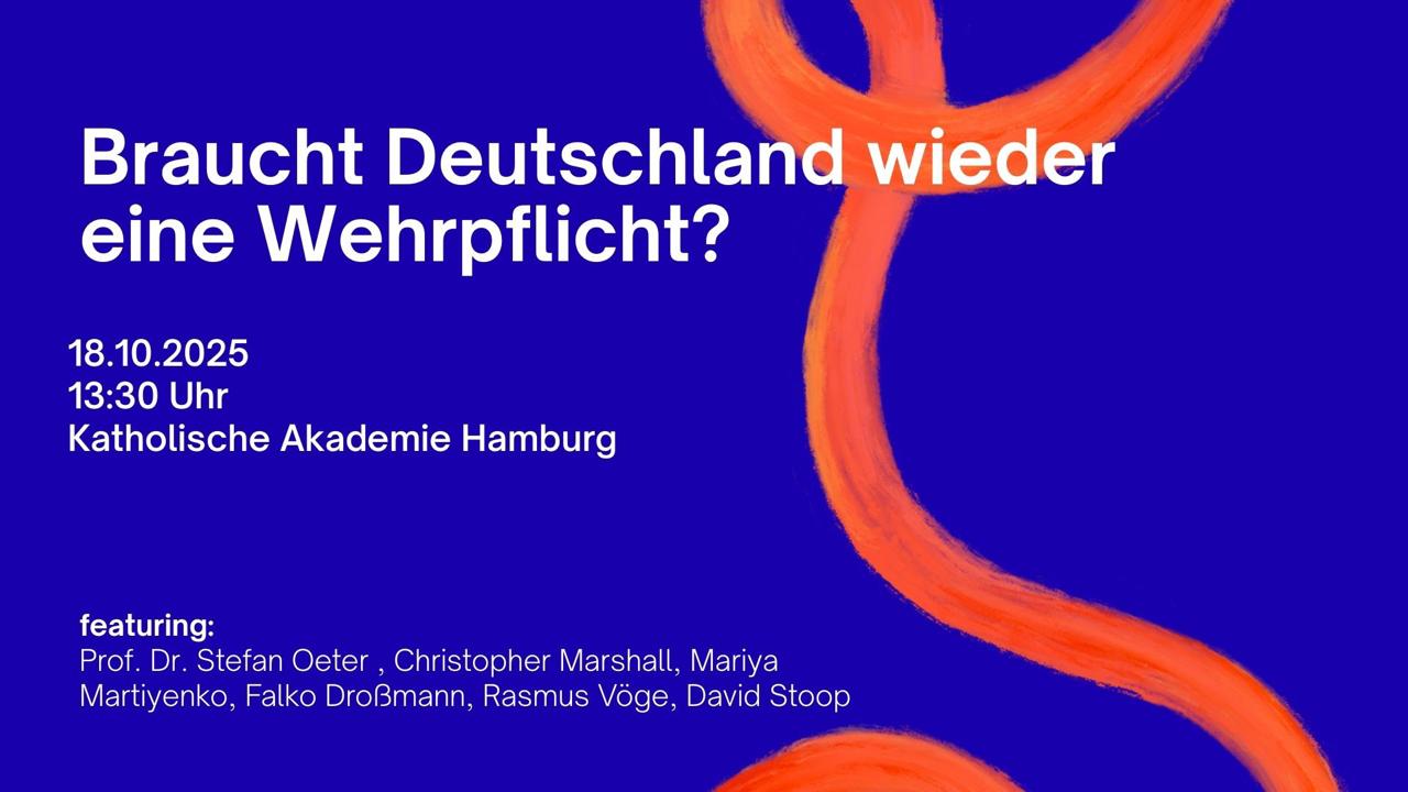 Veranstaltungsbanner: Braucht Deutschland wieder eine Wehrpflicht?